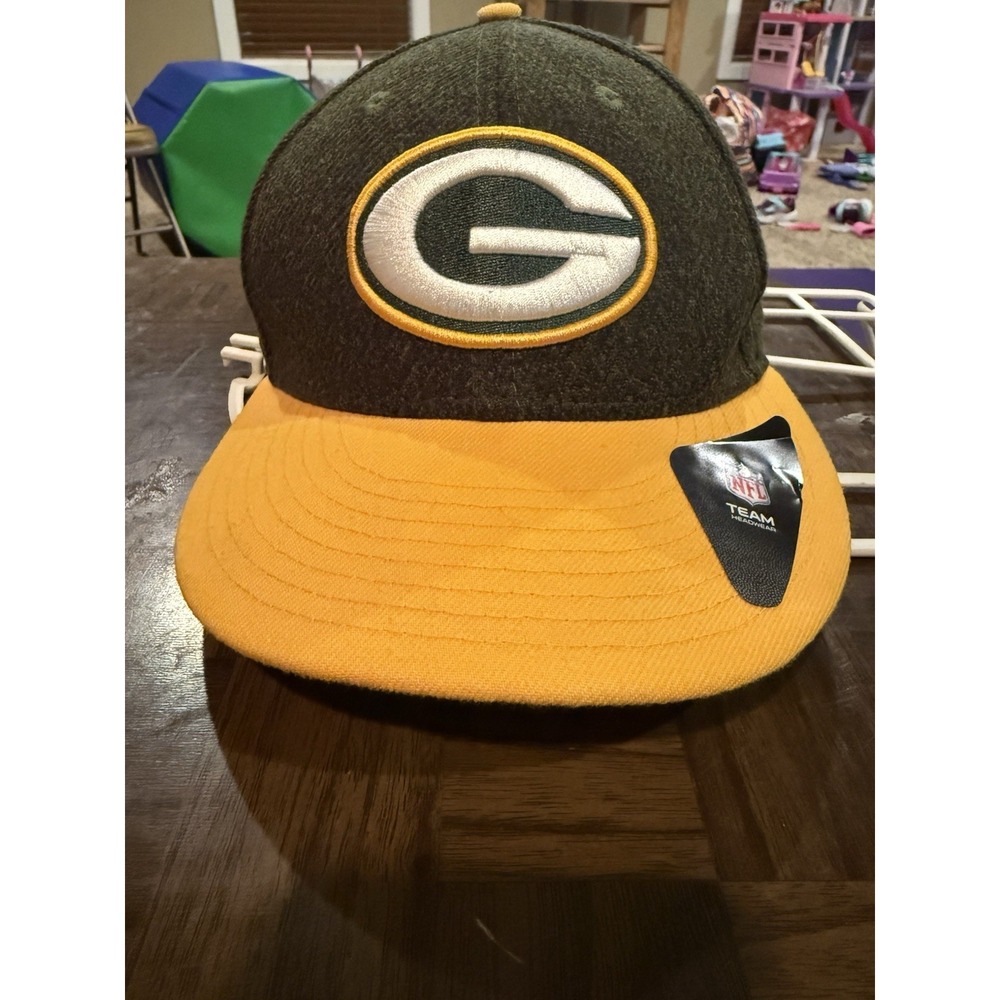 Green Bay Packers New Era 9FIFTY Snapback Hat Green Gold NFL NWT